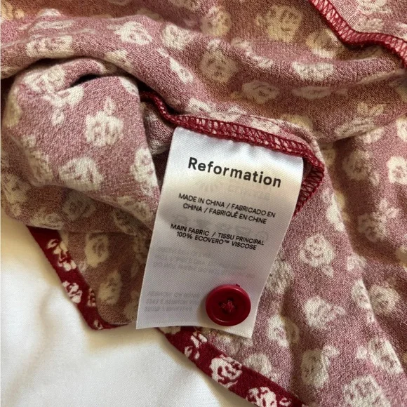 Reformation Leora Dress Kendie - Size 2 - Picture 4 of 5